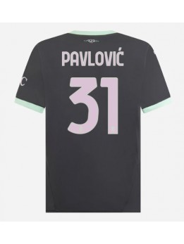 AC Milan Strahinja Pavlovic #31 Replika Tredje Kläder 2024-25 Kortärmad